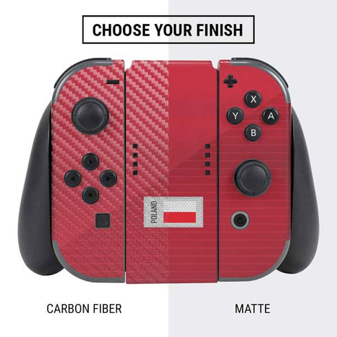 Poland Soccer Flag Nintendo Switch Bundle Skin
